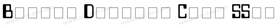 Bronte Display Caps SSi字体转换